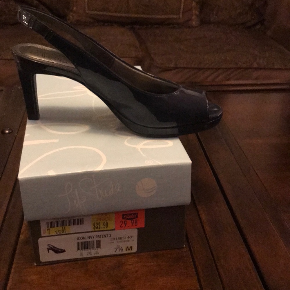 Navy dress shoes